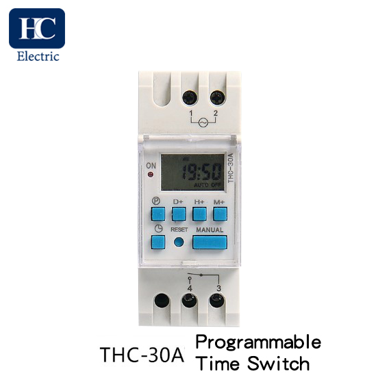 Weekly digital time switch THC-30A 1 Channel