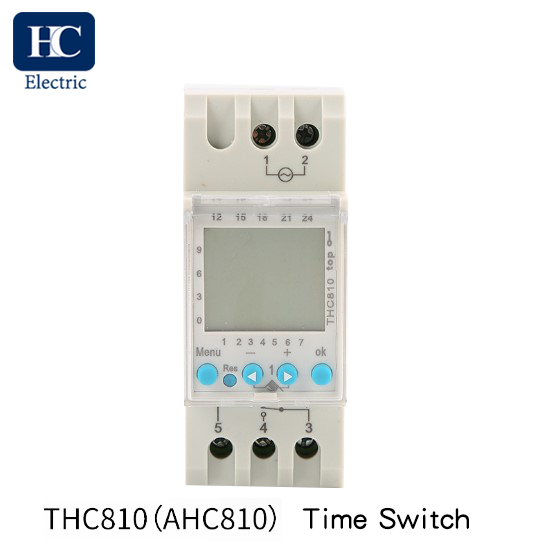 Weekly Programmable Digital time switch With Daylight Saving Time and winter Time Function THC-810 16A,20A,25A,30A