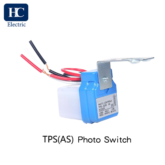 Photocell lighting control switch for wall-mounting and/or pole installation TPS(AS)